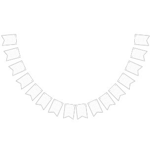 Banderines Patrón floral monocromo – Arte elegante sin costur