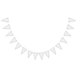 Banderines Patrón geométrico blanco y gris con interbloqueo