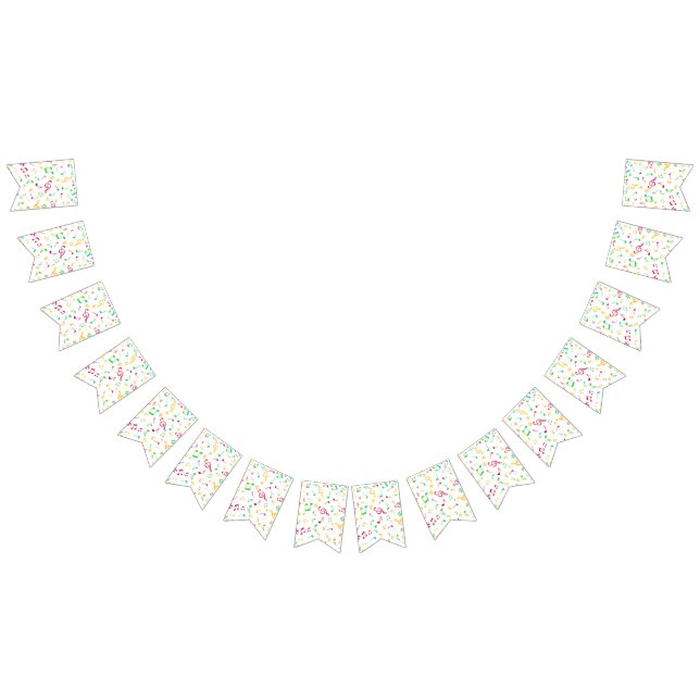 Banderines Patrón musical (Todo)