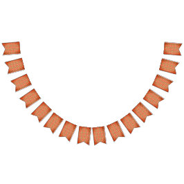 Banderines patrón naranja y verde