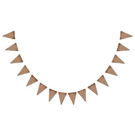 Banderines Patrón rojo y amarillo