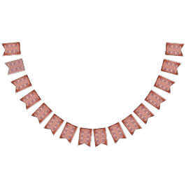 Banderines Patrón rosa y púrpura