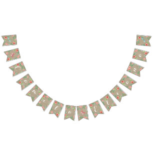 Banderines Pennant Rosa Nacida Nacida Nursera BOHO