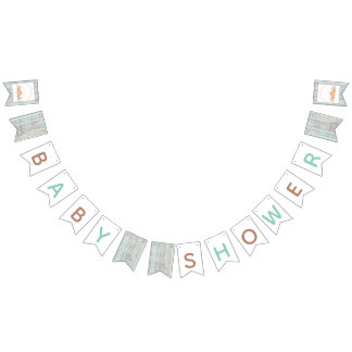 Banderines Pequeña Calabaza Cae Rústico Baby Shower