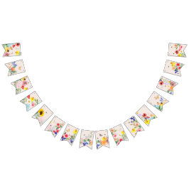 Banderines Pequeña mamá de flores silvestres en Bee Baby Show