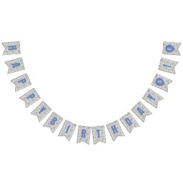 Banderines Pequeño dulce Pea Floral Feliz cumpleaños