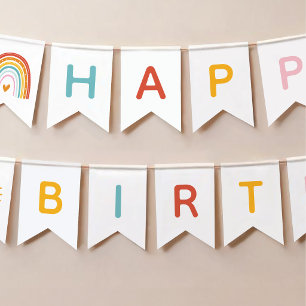 Banderines Pequeño Rayo de Sol Cumpleaños