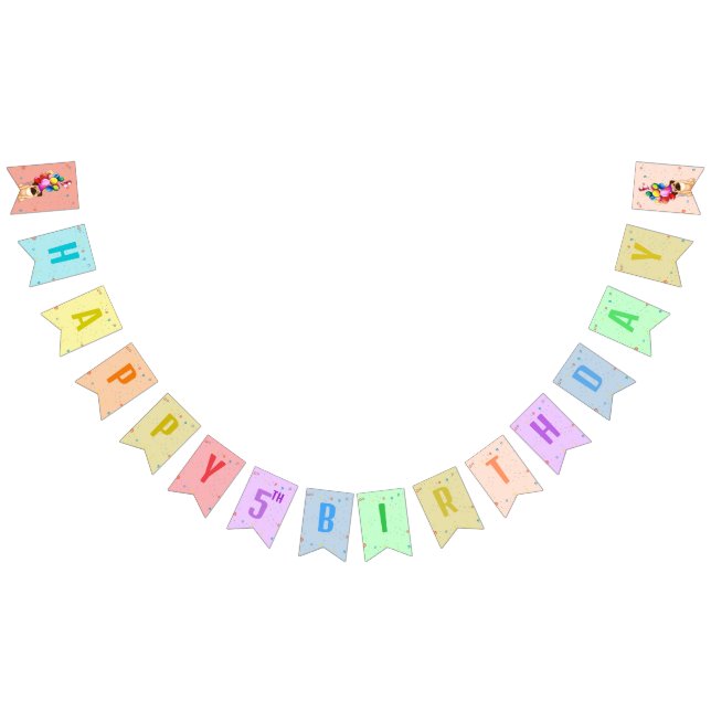 Banderines Perro lindo cachorro fiesta de cumpleaños de un ni (Todo)