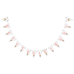 Banderines Perro lindo cachorro fiesta de cumpleaños de un ni