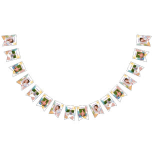 Banderines Personalizable de animales de Safari Foto mensual
