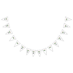 BANDERINES PERSONALIZABLE MODERNO ESTILO BLANCO VERIFICADO MA