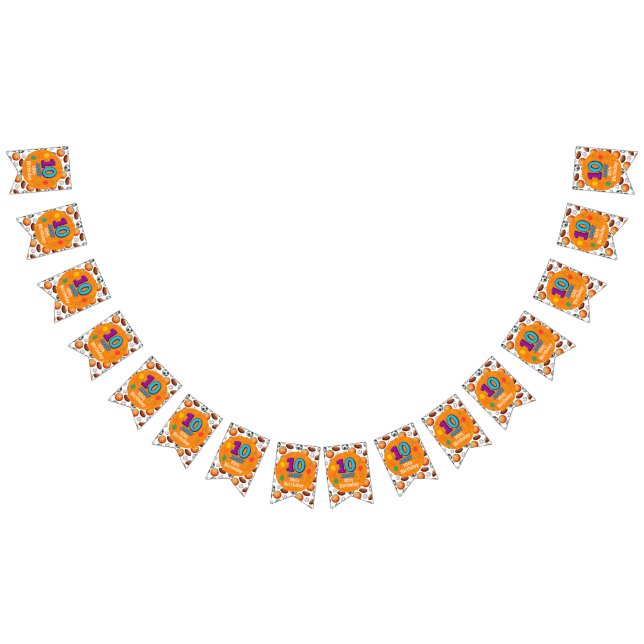 Banderines Personalizado 10.º tema deportivo (Todo)