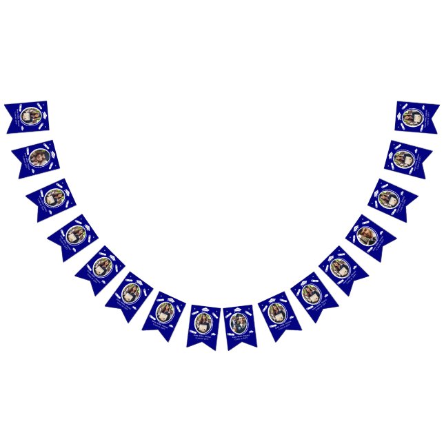 Banderines Personalizado 16 Fotos Título de Graduación, Diplo (Todo)