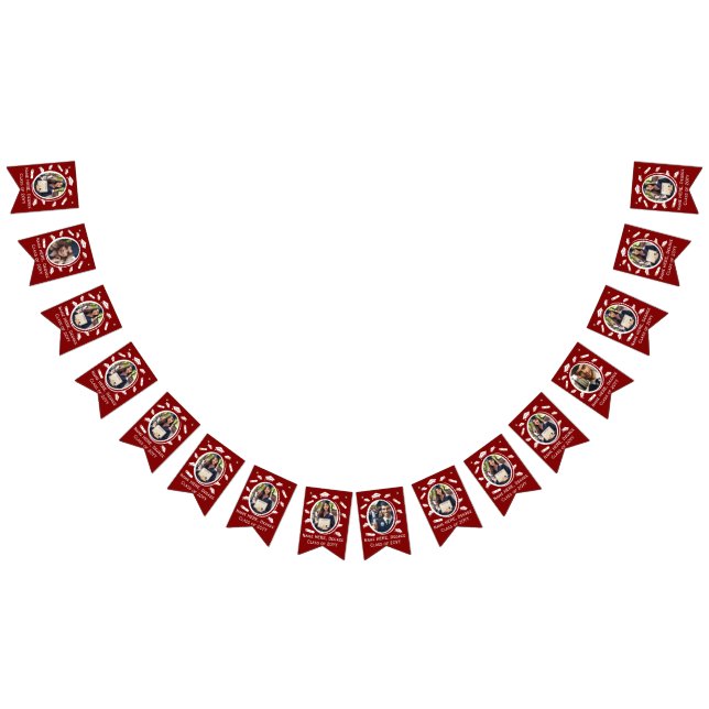Banderines Personalizado 16-Photo Graduation Cap Toss Diploma (Todo)