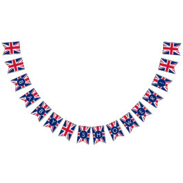 Banderines Personalizado Baby Shower Union Jack