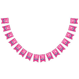 Banderines Personalizado de la fiesta de cumpleaños del niño 