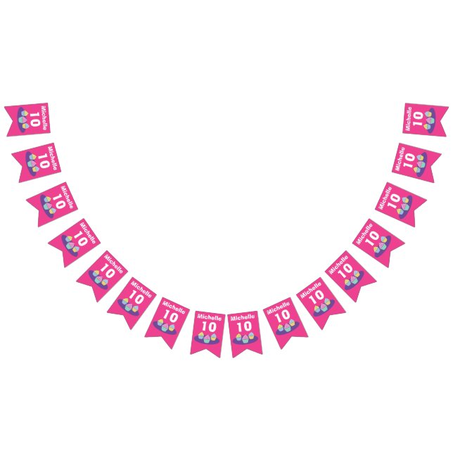 Banderines Personalizado de la fiesta de cumpleaños del niño  (Todo)