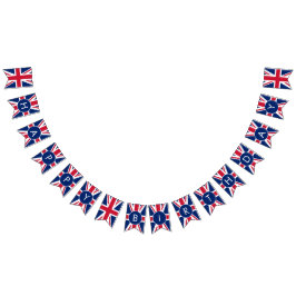 Banderines Personalizado Feliz Cumpleaños Union Jack