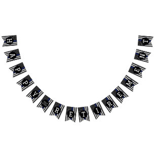 Banderines Personalizado Oficial de Policía Retirada de la Lí