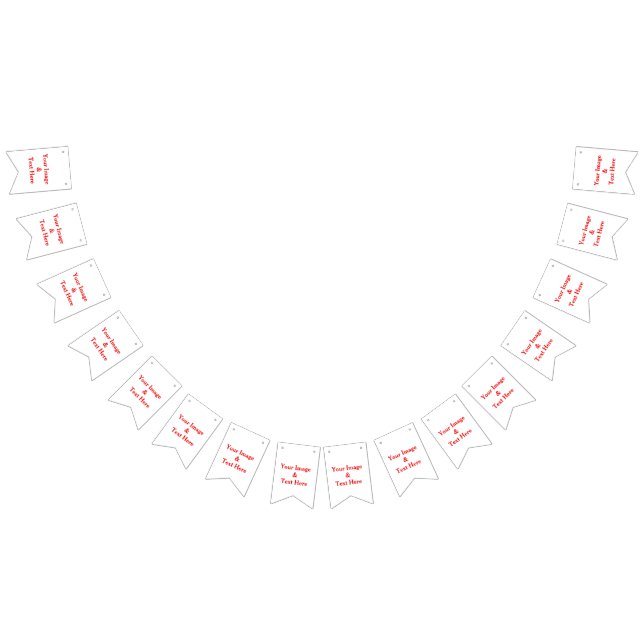 Banderines Personalizado personalizado su propia foto y texto (Todo)