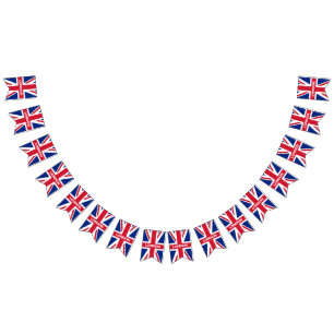 Banderines Personalizado Union Jack bunting