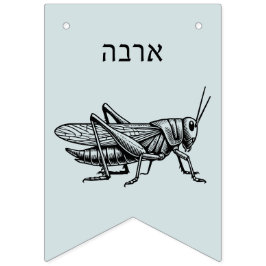 Banderines Pesach plaga para Seder