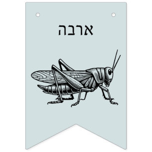 Banderines Pesach plaga para Seder