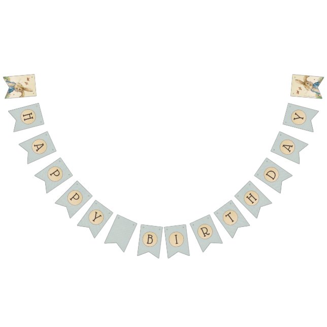 Banderines Peter Rabbit | Primer cumpleaños del bebé (Todo)