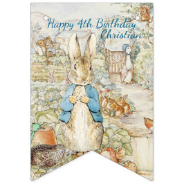 Banderines Peter the Rabbit Garden Storybook Cumpleaños
