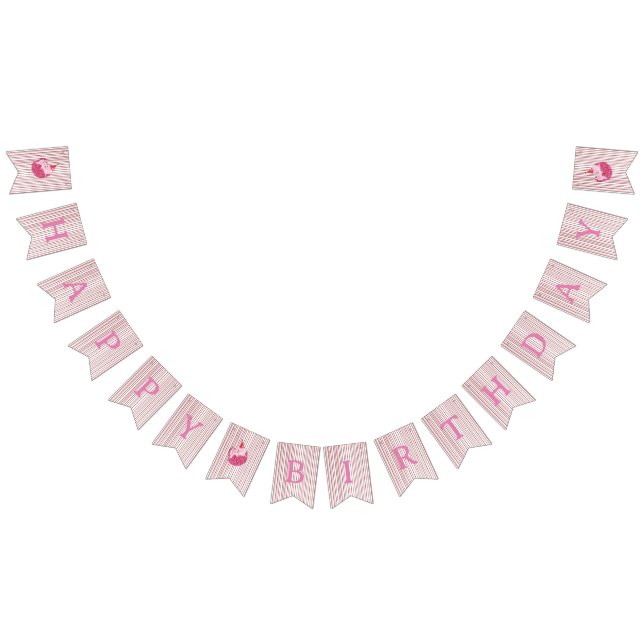 Banderines Pink One Silly Cat 1st Birthday Welcome (Todo)