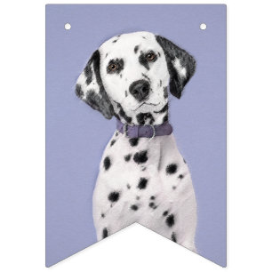 Banderines Pintura dálmata - Arte de perro original