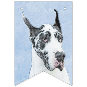 Banderines Pintura de gran dano (Harlequin) - Arte original d
