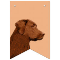 Pintura de Labrador Recuperador (Chocolate) - Arte