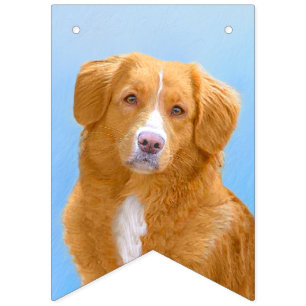 Banderines Pintura de perro de la recuperación del pato de Nu