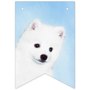 Banderines Pintura de perro esquimal estadounidense - Arte de