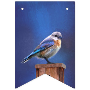 Banderines Pintura (femenina) del Bluebird - arte original