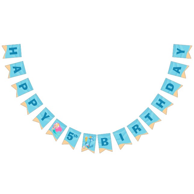 Banderines Piscina de niños Chica de Sirena Cute Personalizad (Todo)