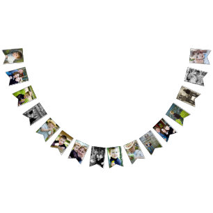 Banderines plantilla con foto