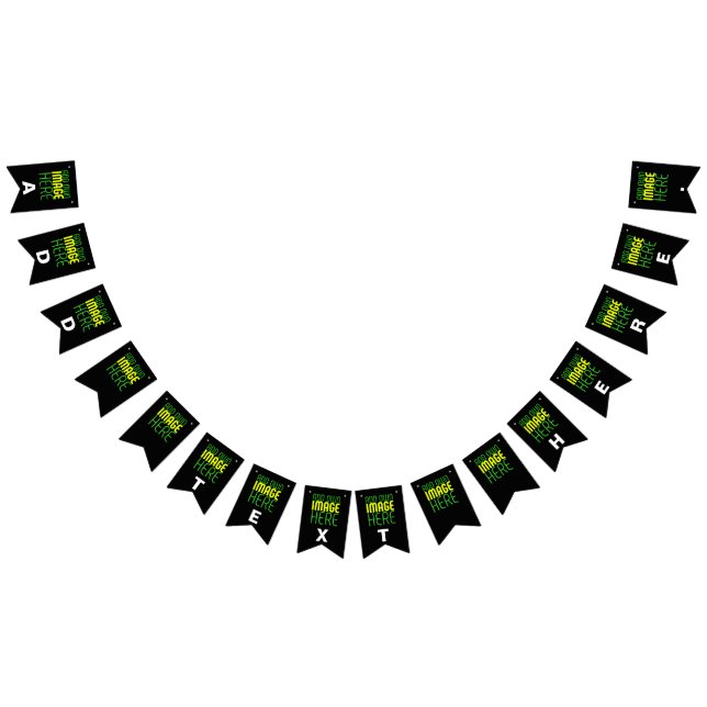 BANDERINES PLANTILLA DE TEXTO DE IMAGEN NEGRA SENCILLA EDITAB (Todo)