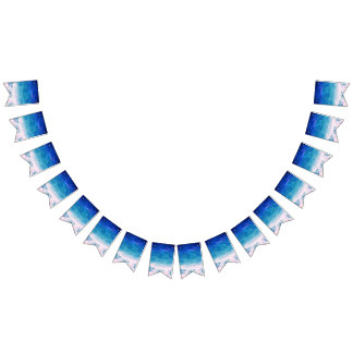 Banderines Playa del Mar del Océano Azul