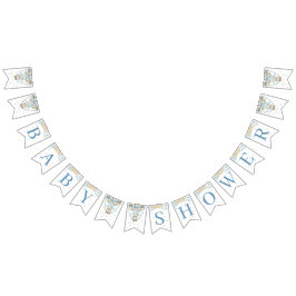 Banderines Podemos Esperar A Dos Chicas Baby Shower