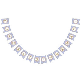 Banderines Polvo Lavanda Dorado Floral Moderno Boda Elegante