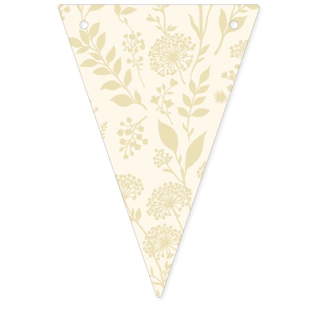Banderines Pradera de Diente de León Trigo Dorado - Neutral (Primera bandera)