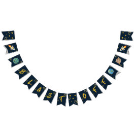 BANDERINES PRIMER CUMPLEAÑOS, CUMPLEAÑOS ESPACIALES, EXPLOSIÓ