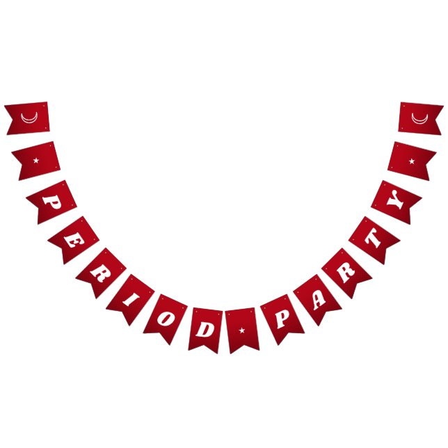 Banderines Primer periodo Cute oscuro rojo oscuro groovy Lett (Todo)