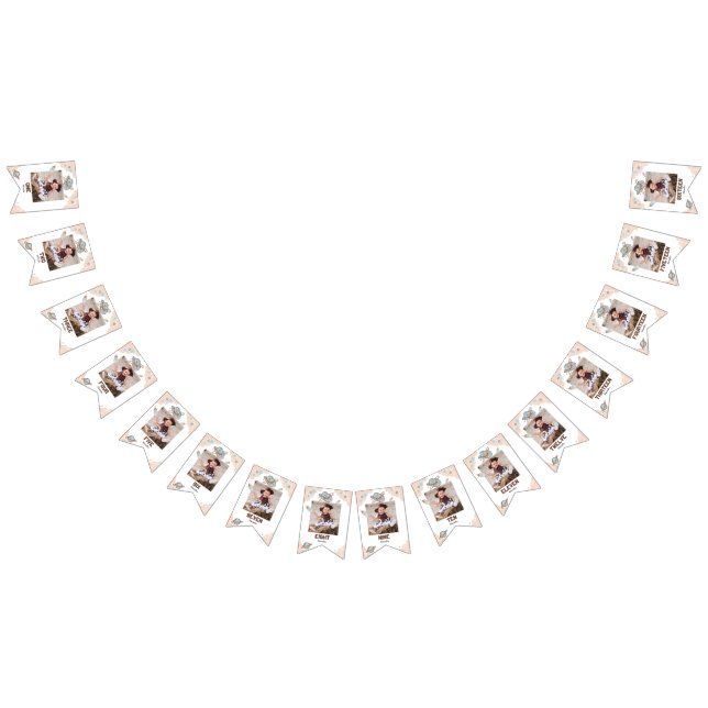 Banderines Primer Rodeo Cowboy Bengalas de foto de cumpleaños (Todo)