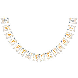 Banderines Primer Viaje Espacial Por La Fiesta Del Cumpleaños