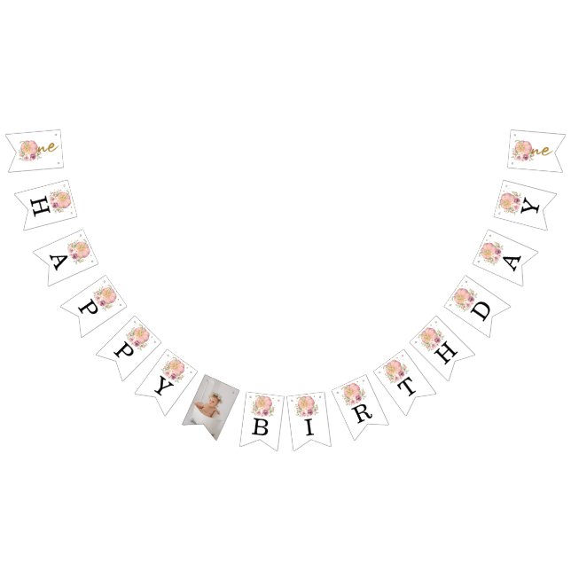 Banderines Primera Calabaza de Cumpleaños de Acción de Gracia (Todo)