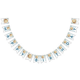 Banderines Prince Lion Jungle Happy Birday