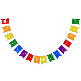 Banderines Propuesta personalizado LGBTQ Te Casarás Conmigo A